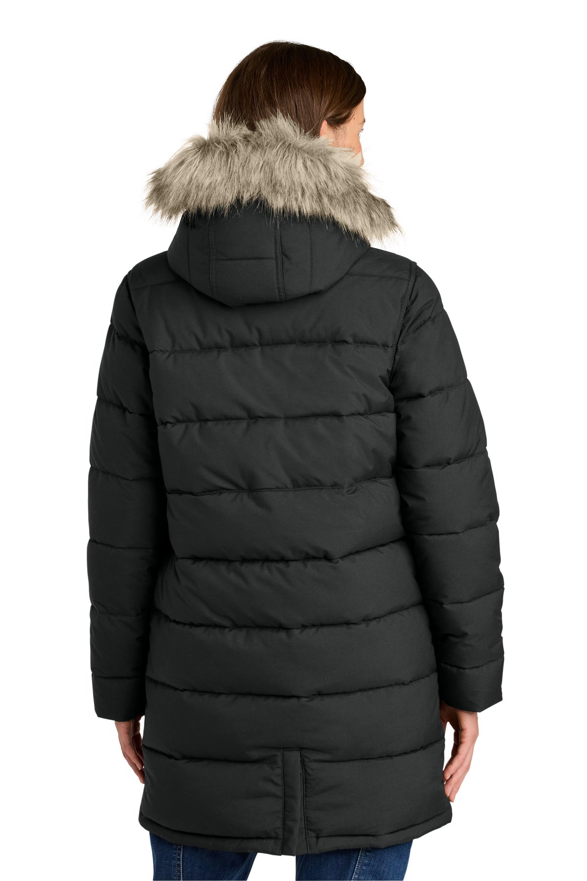 Carhartt Women's Montana Insulated Hooded Coat CT105456 - Black - back