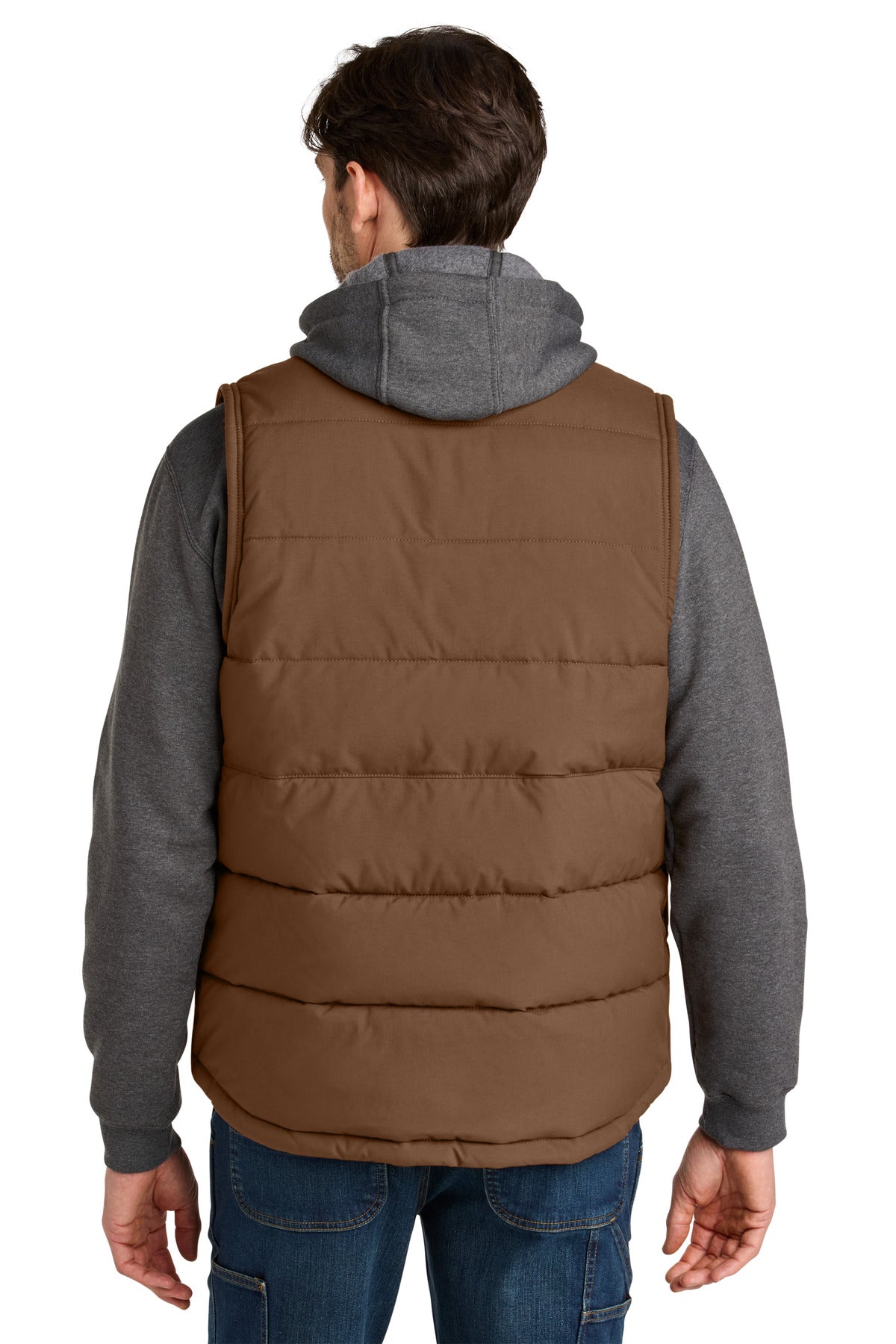 Carhartt Montana Insulated Vest CT105475 - Red Duck Brown - back