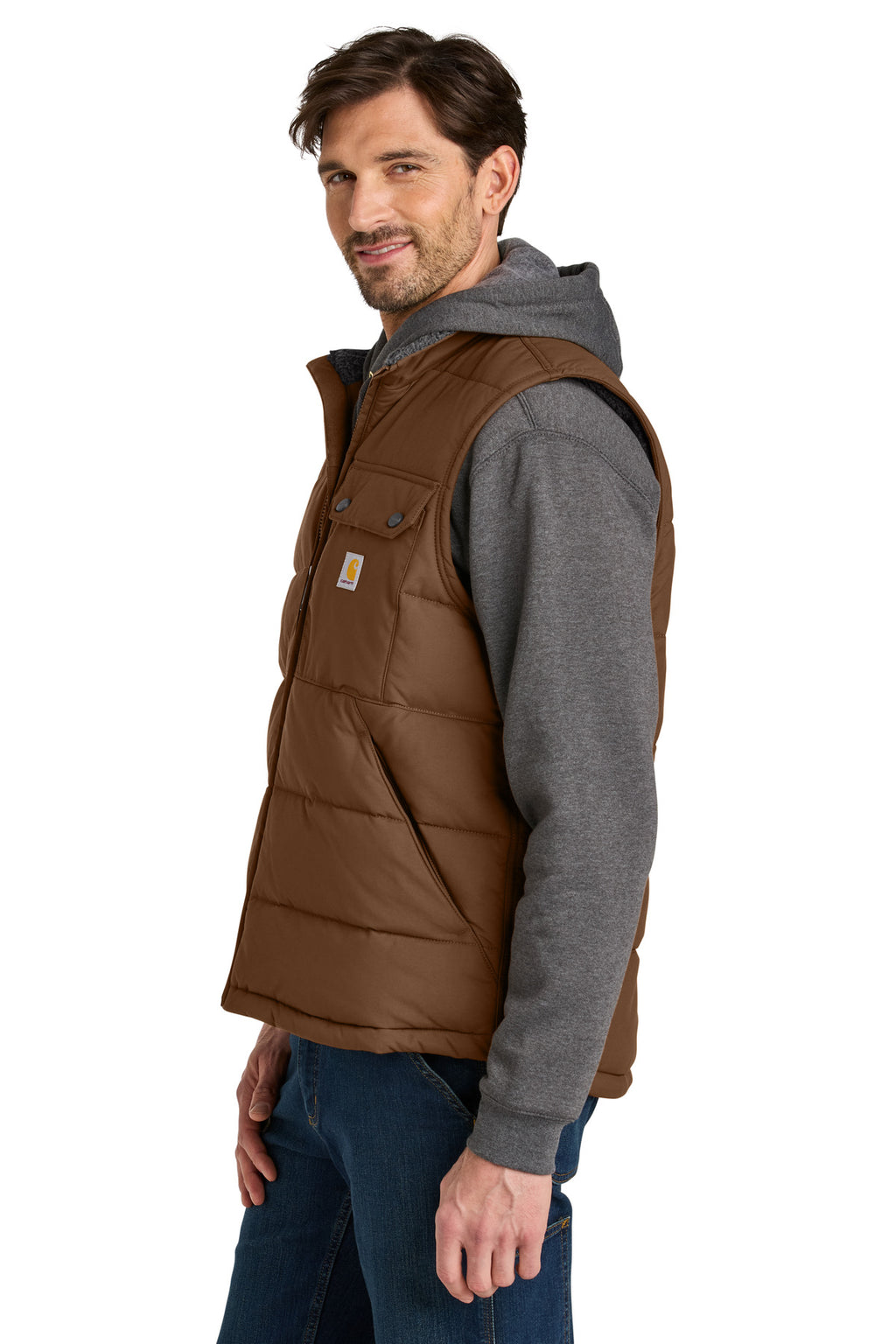 Carhartt Montana Insulated Vest CT105475 - Red Duck Brown - side