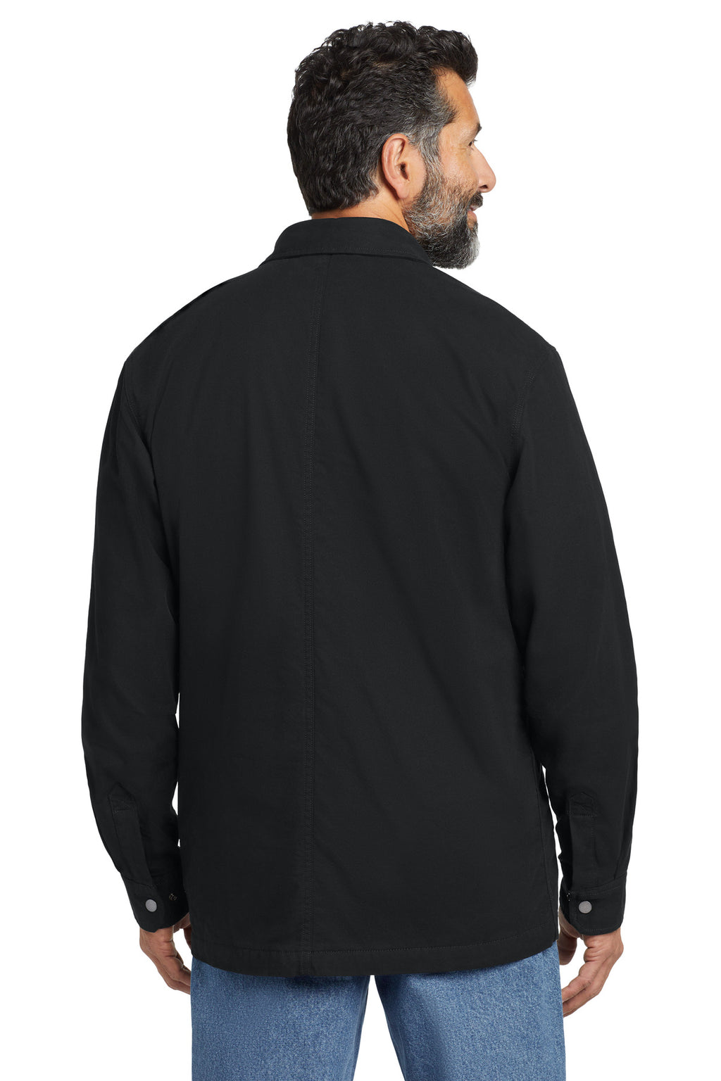 Carhartt Rugged Flex Fleece-Lined Shirt Jac CT105532 - Black - back