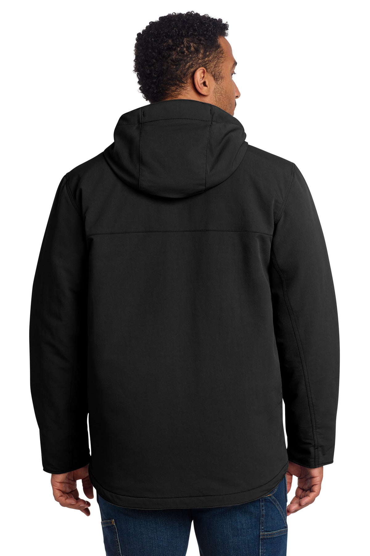Carhartt Super Dux Insulated Hooded Coat CT105533 - Black - back
