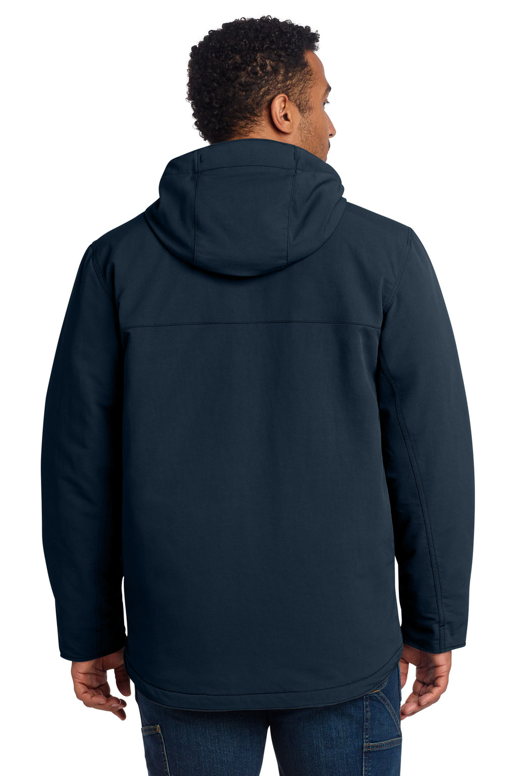 Carhartt Super Dux Insulated Hooded Coat CT105533 - Navy - back