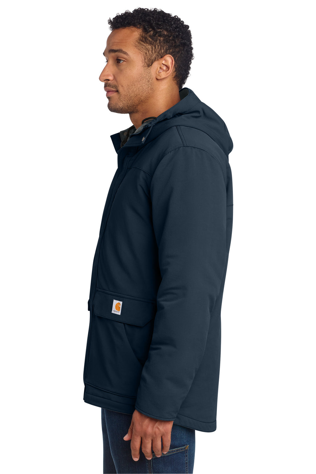 Carhartt Super Dux Insulated Hooded Coat CT105533 - Navy - side