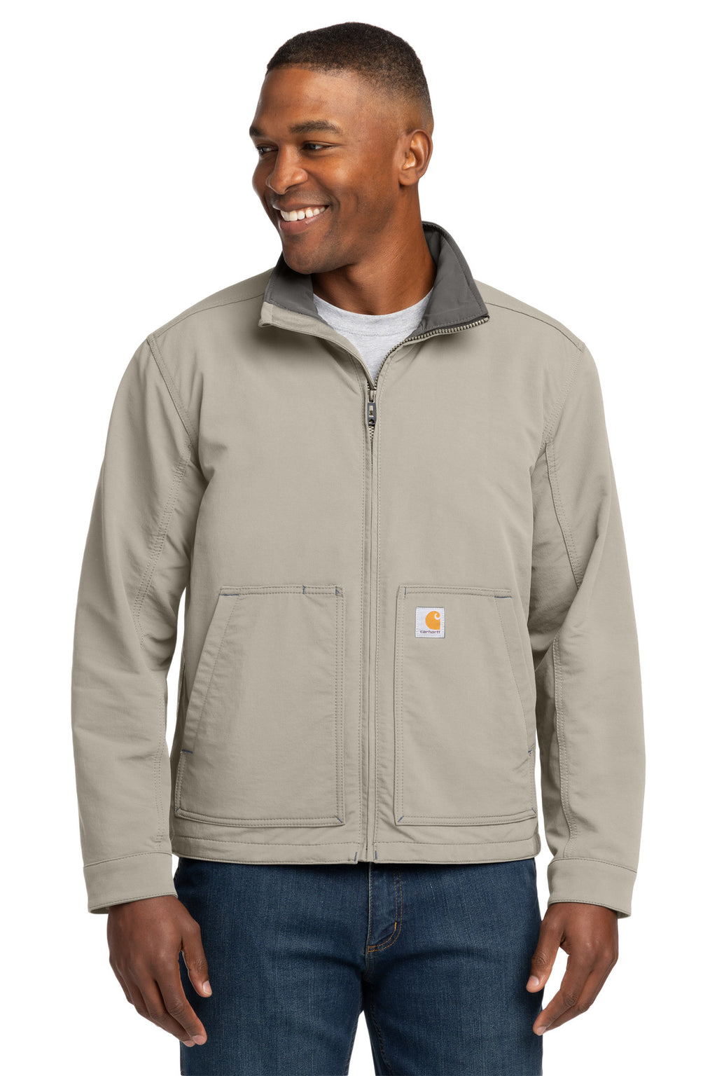 Carhartt Super Dux Soft Shell Jacket CT105534 - Greige - front