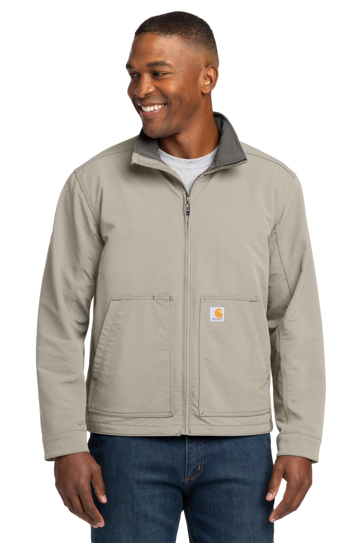 Carhartt Super Dux Soft Shell Jacket CT105534 - Greige - front
