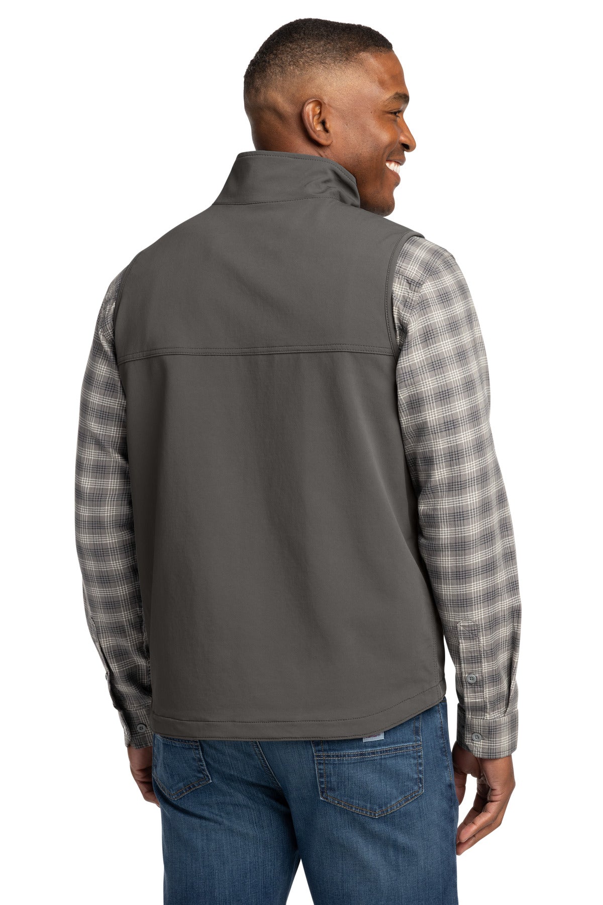 Carhartt Super Dux Soft Shell Vest CT105535 - Gravel - back