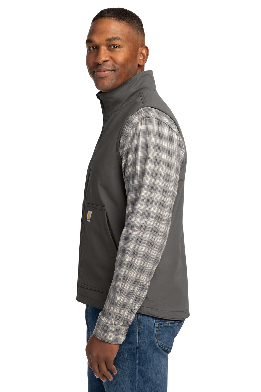 Carhartt Super Dux Soft Shell Vest CT105535 - Gravel - side