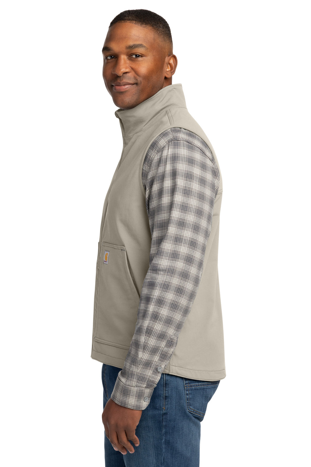 Carhartt Super Dux Soft Shell Vest CT105535 - Greige - side