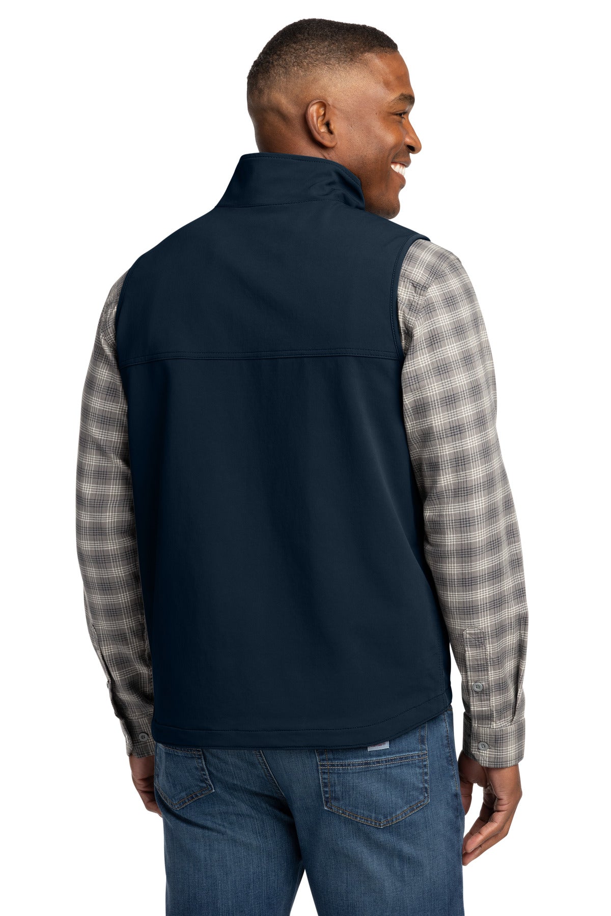 Carhartt Super Dux Soft Shell Vest CT105535 - Navy - back
