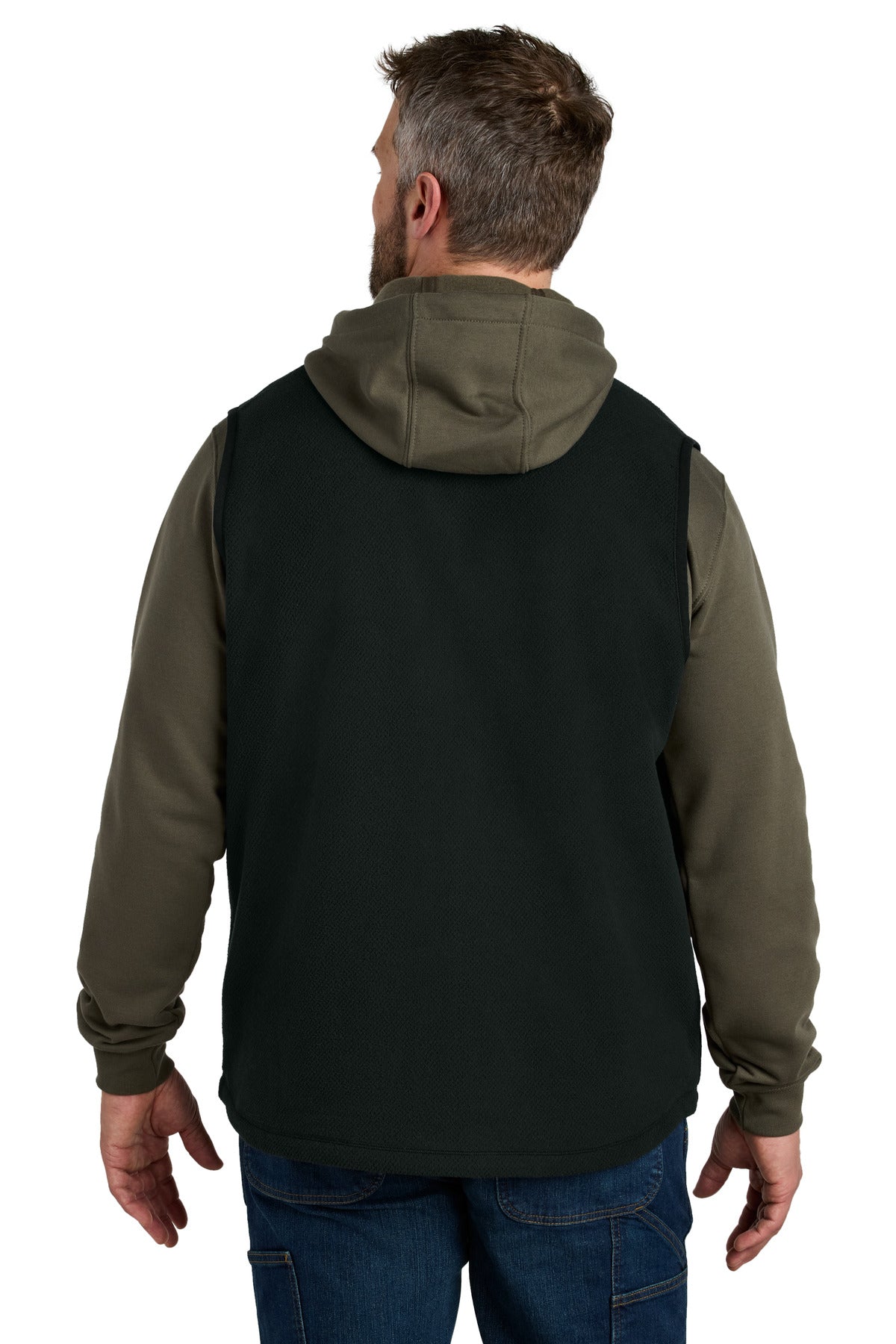 Carhartt Textured Fleece Vest CT106418 - Black - back