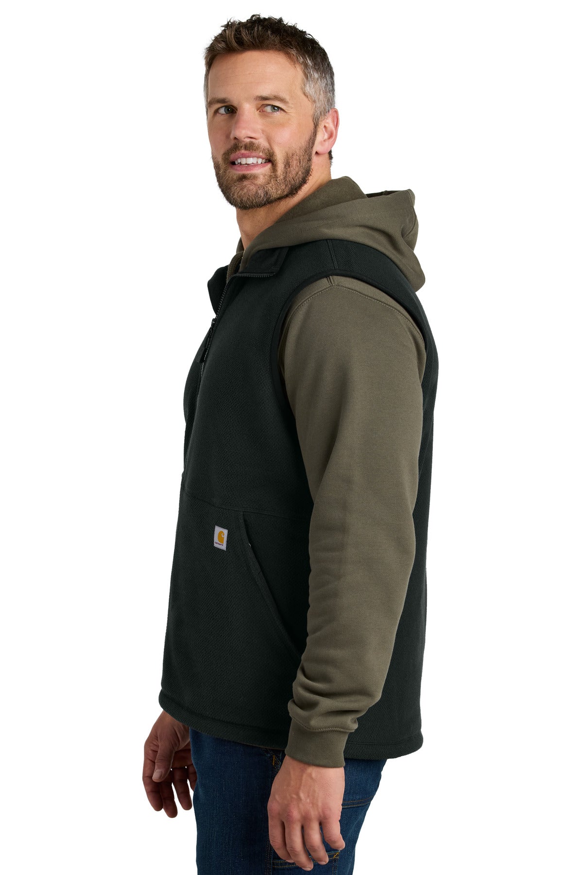 Carhartt Textured Fleece Vest CT106418 - Black - side