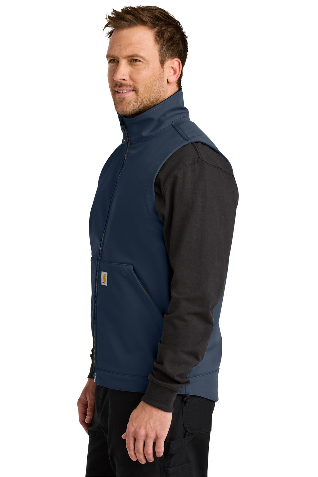 Carhartt Rain Defender Soft Shell Vest CT106439 - Navy - side