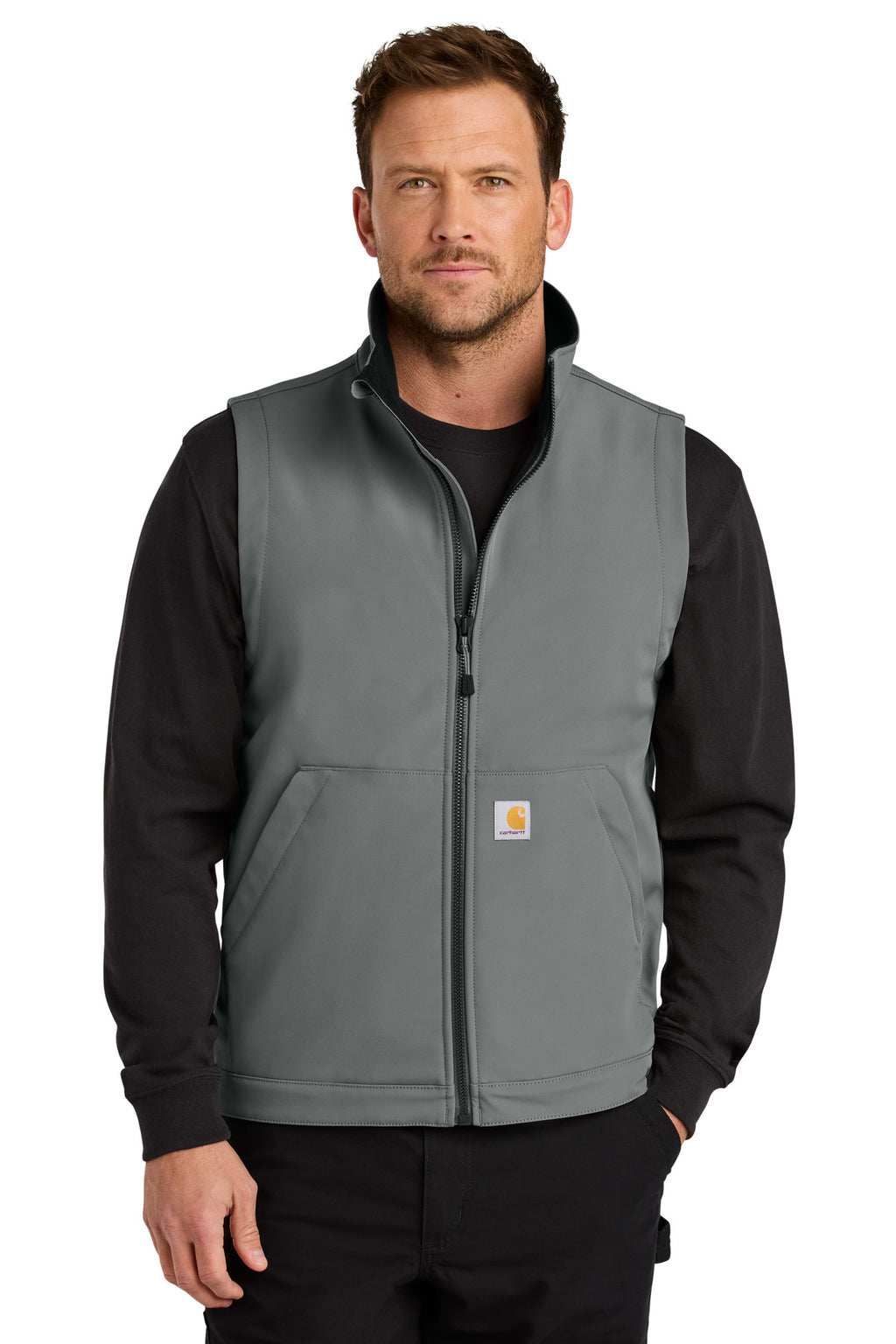 Carhartt Rain Defender Soft Shell Vest CT106439 - Steel - front