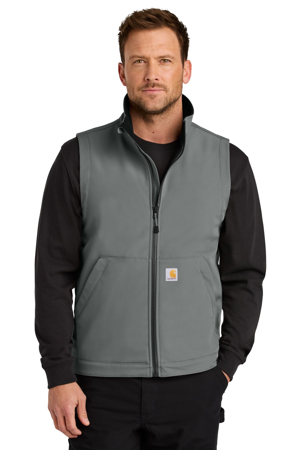 Carhartt Rain Defender Soft Shell Vest CT106439 - Steel - front