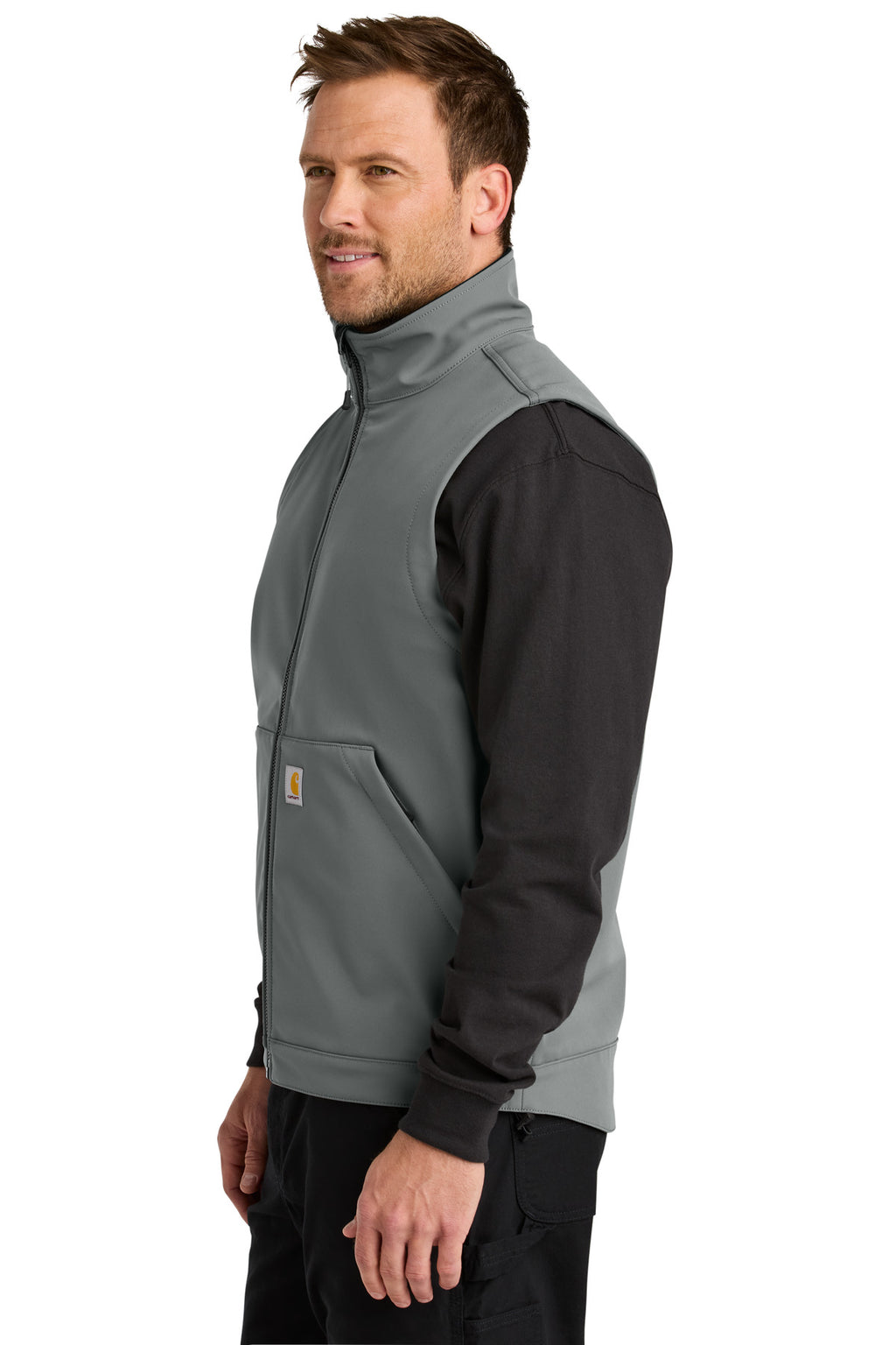 Carhartt Rain Defender Soft Shell Vest CT106439 - Steel - side