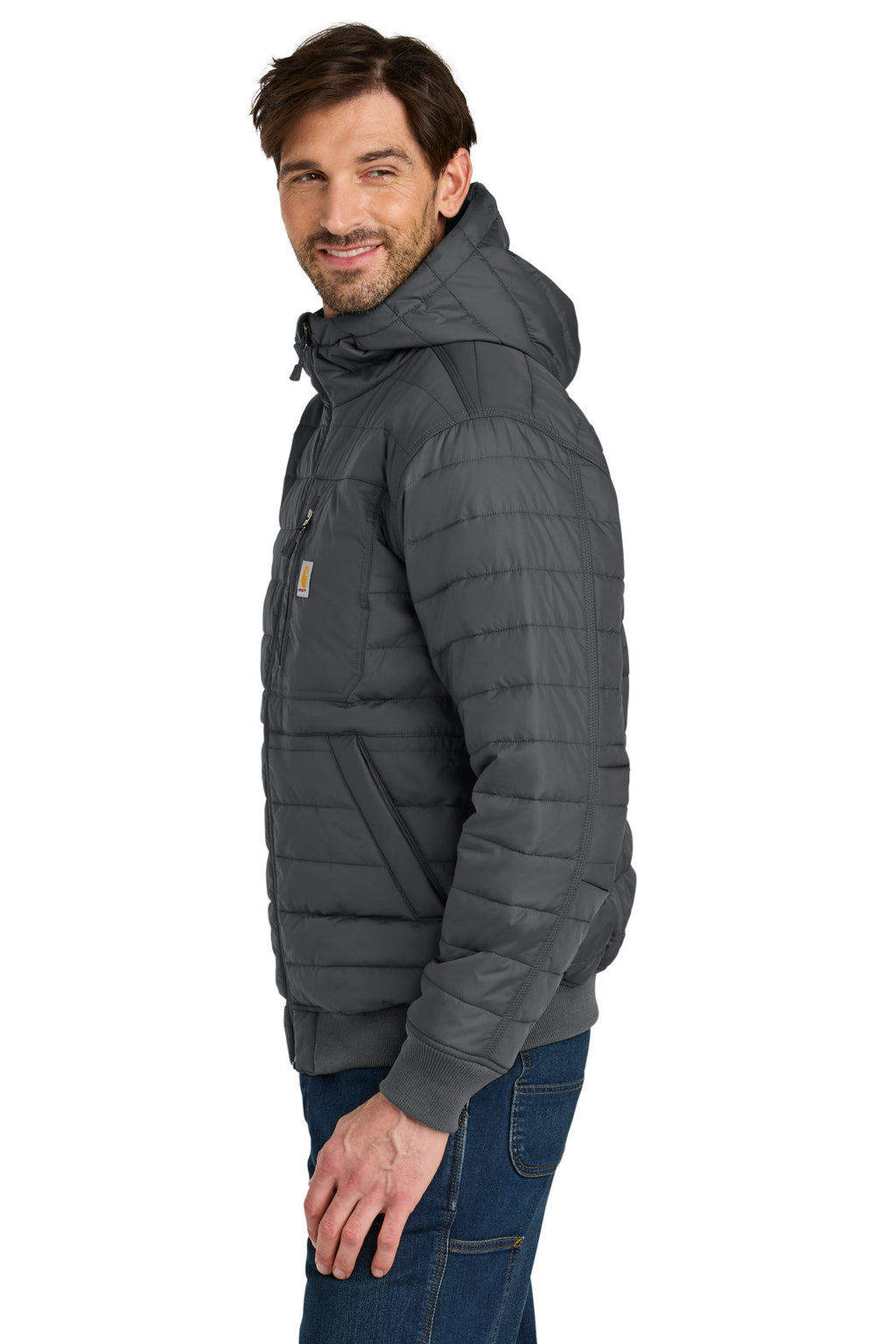 Carhartt Gilliam Insulated Hooded Jacket CT106543 - Shadow Grey - side