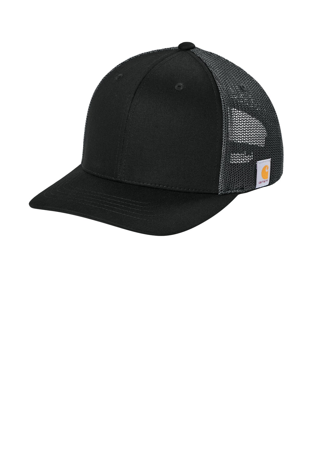 Carhartt Flexfit 110 Mesh Back Cap CT106577 - Black/ Asphalt Grey - front