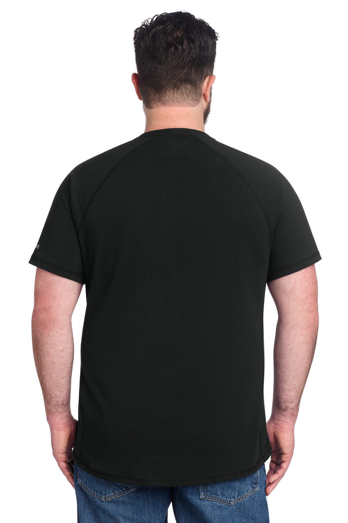 Carhartt Force Short Sleeve Pocket T-Shirt CT106652 - Black - back