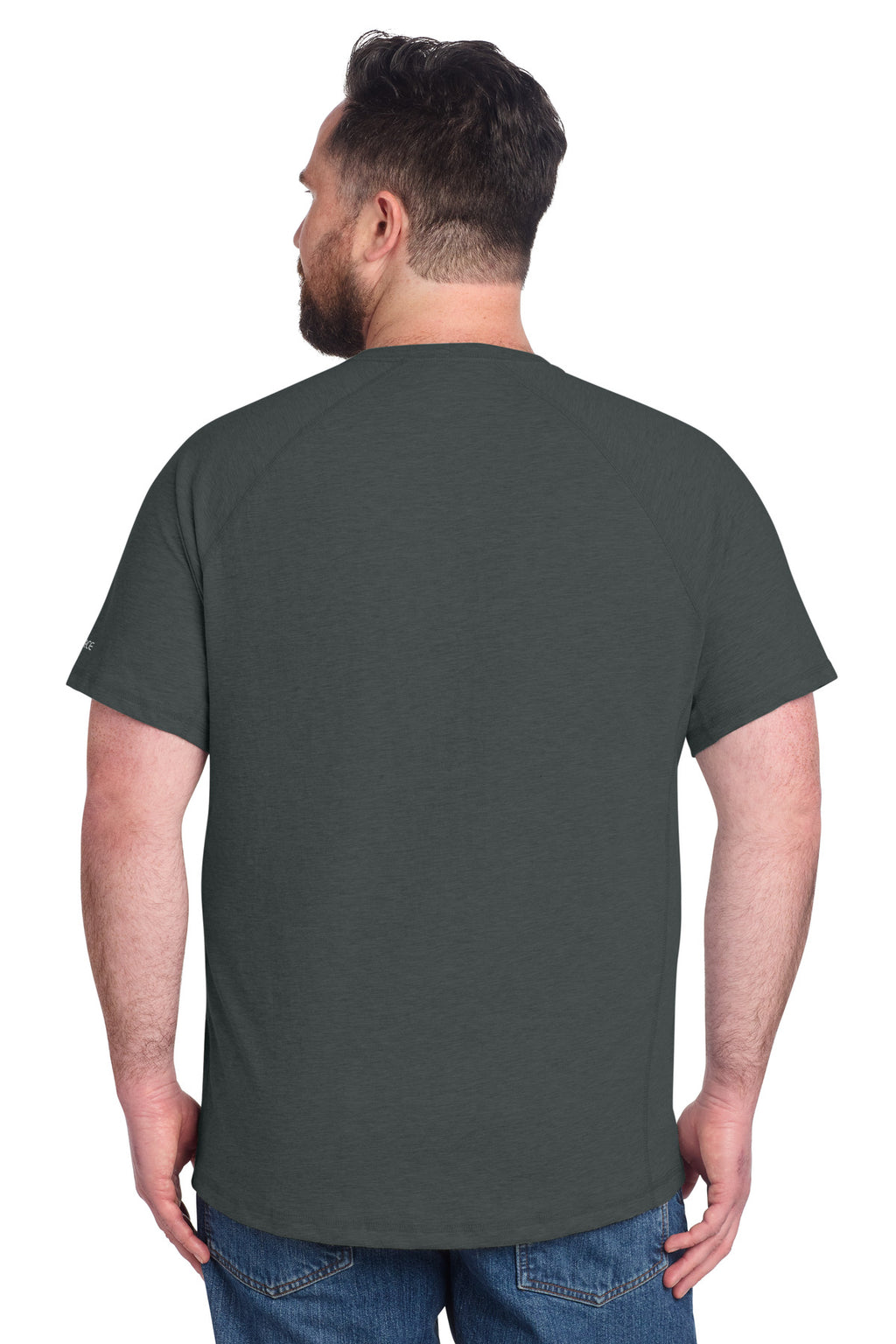 Carhartt Force Short Sleeve Pocket T-Shirt CT106652 - Carbon Heather - back