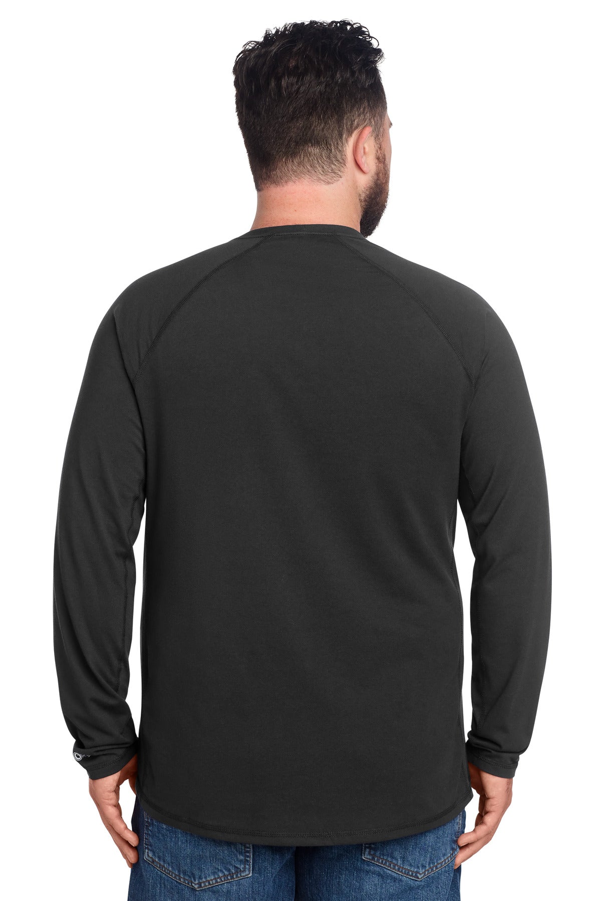 Carhartt Force Long Sleeve Pocket T-Shirt CT106656 - Black - back