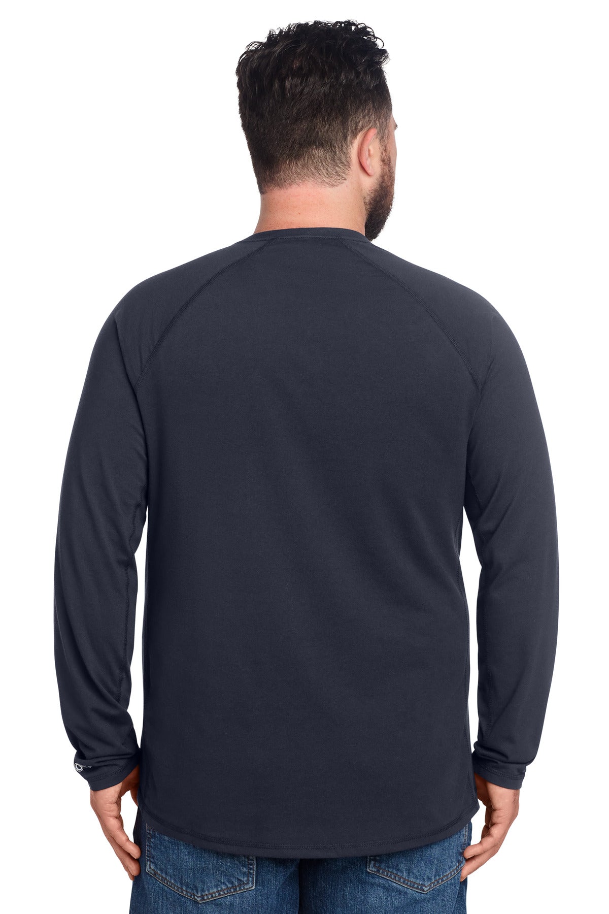 Carhartt Force Long Sleeve Pocket T-Shirt CT106656 - Navy - back