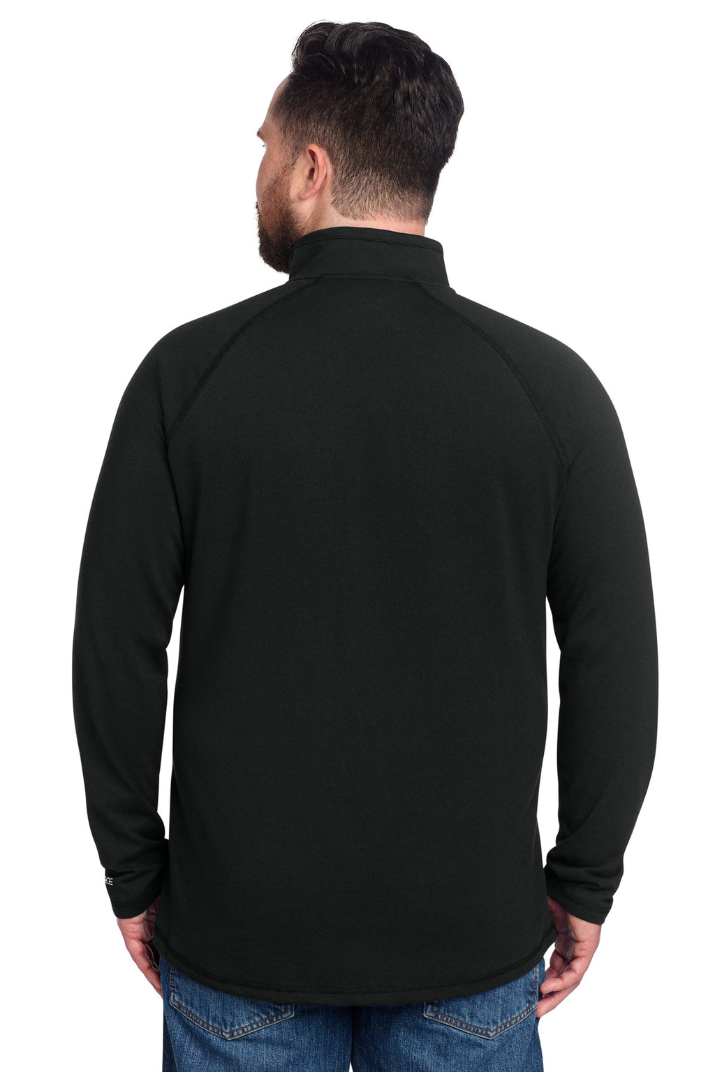 Carhartt Force 1/4-Zip Long Sleeve T-Shirt CT106660 - Black - back