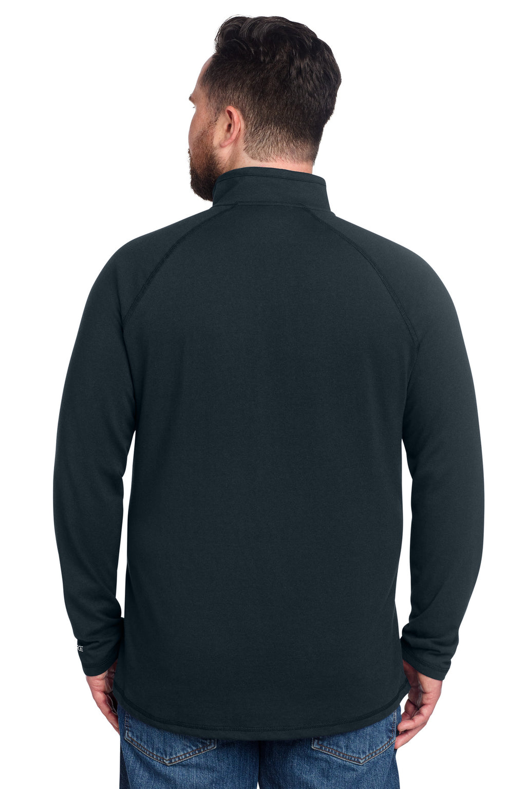 Carhartt Force 1/4-Zip Long Sleeve T-Shirt CT106660 - Navy - back