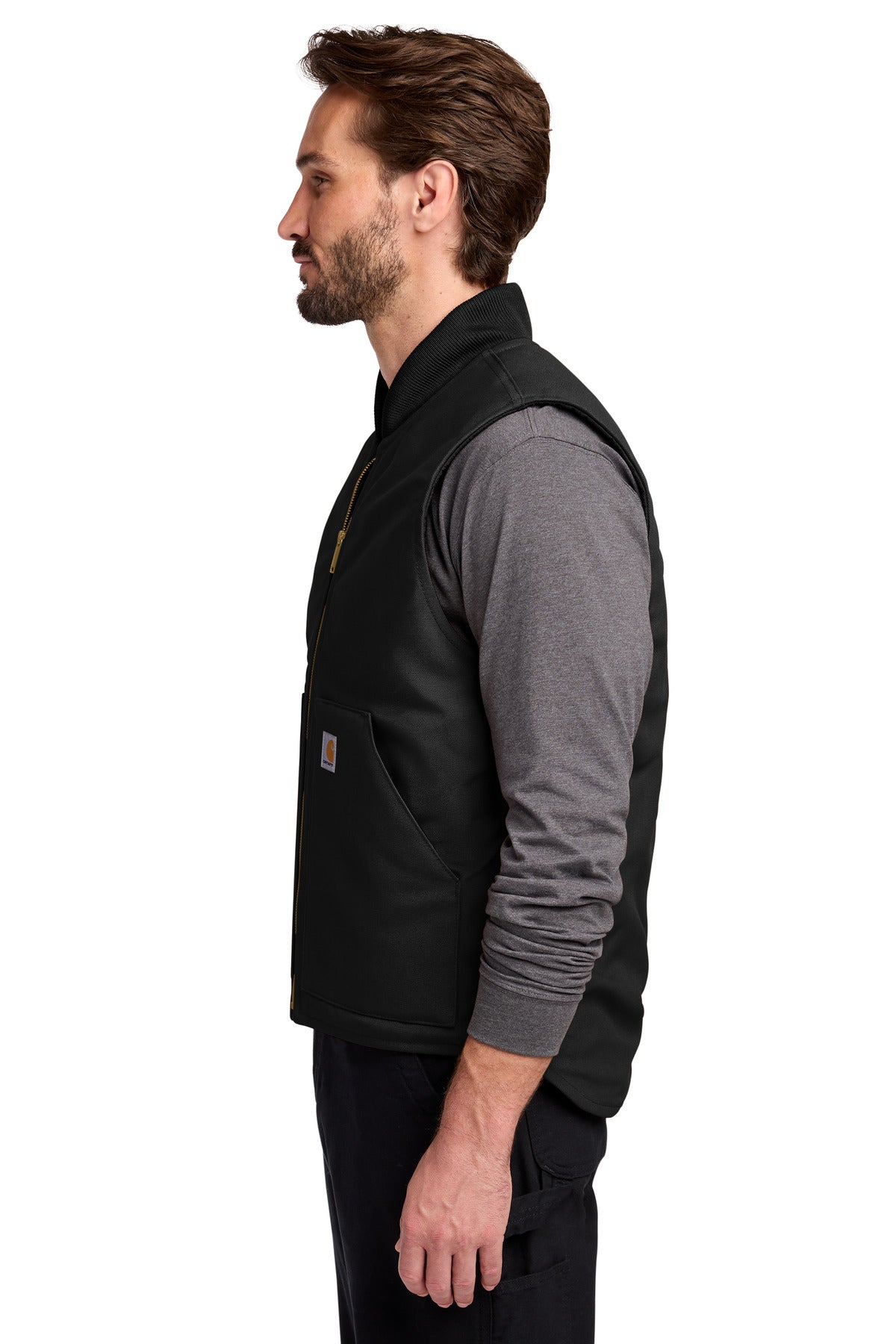 Carhartt Duck Vest. CT106676 - Black - side
