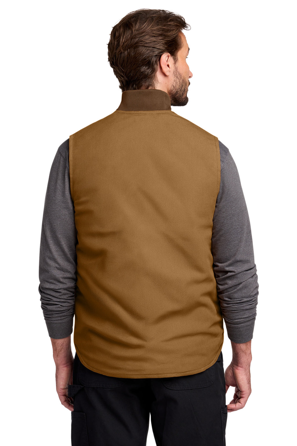 Carhartt Duck Vest. CT106676 - Carhartt Brown - back