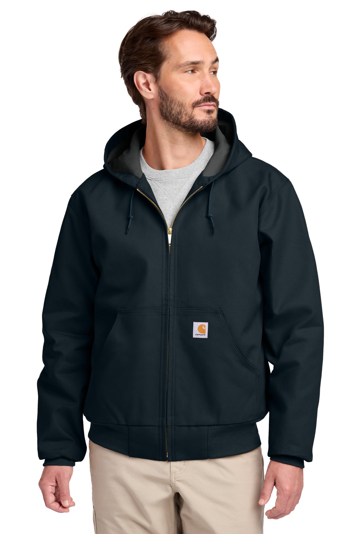 Carhartt Thermal-Lined Duck Active Jac. CT106678 - Dark Navy - front