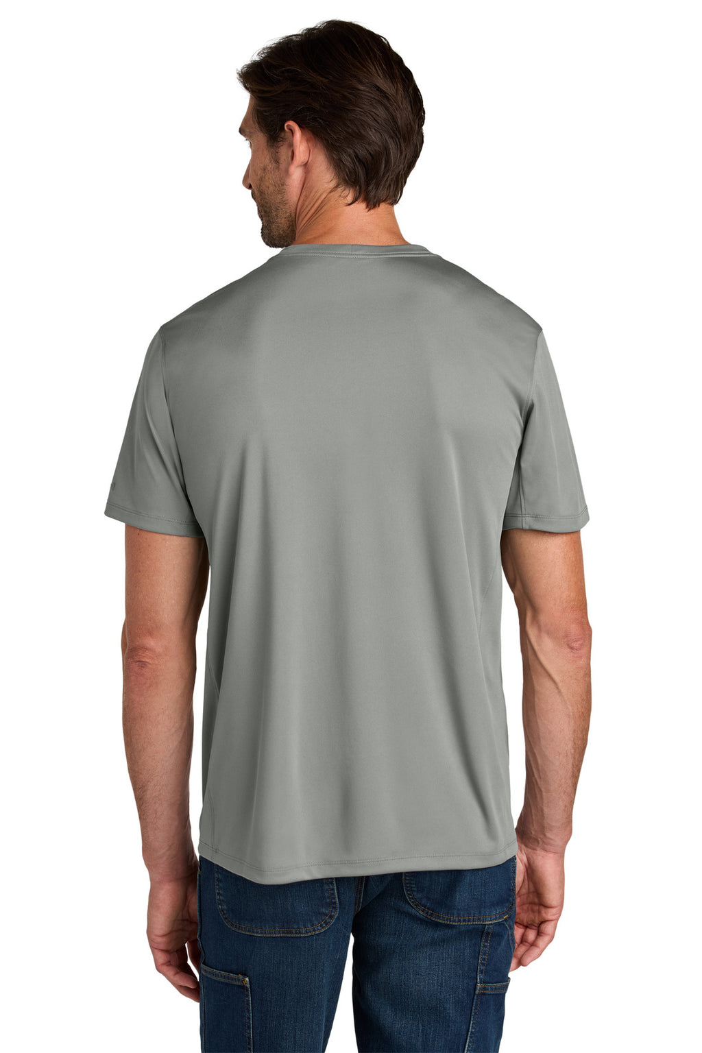 Carhartt Force Sun Defender Short Sleeve T-Shirt CT106868 - Asphalt Grey - back