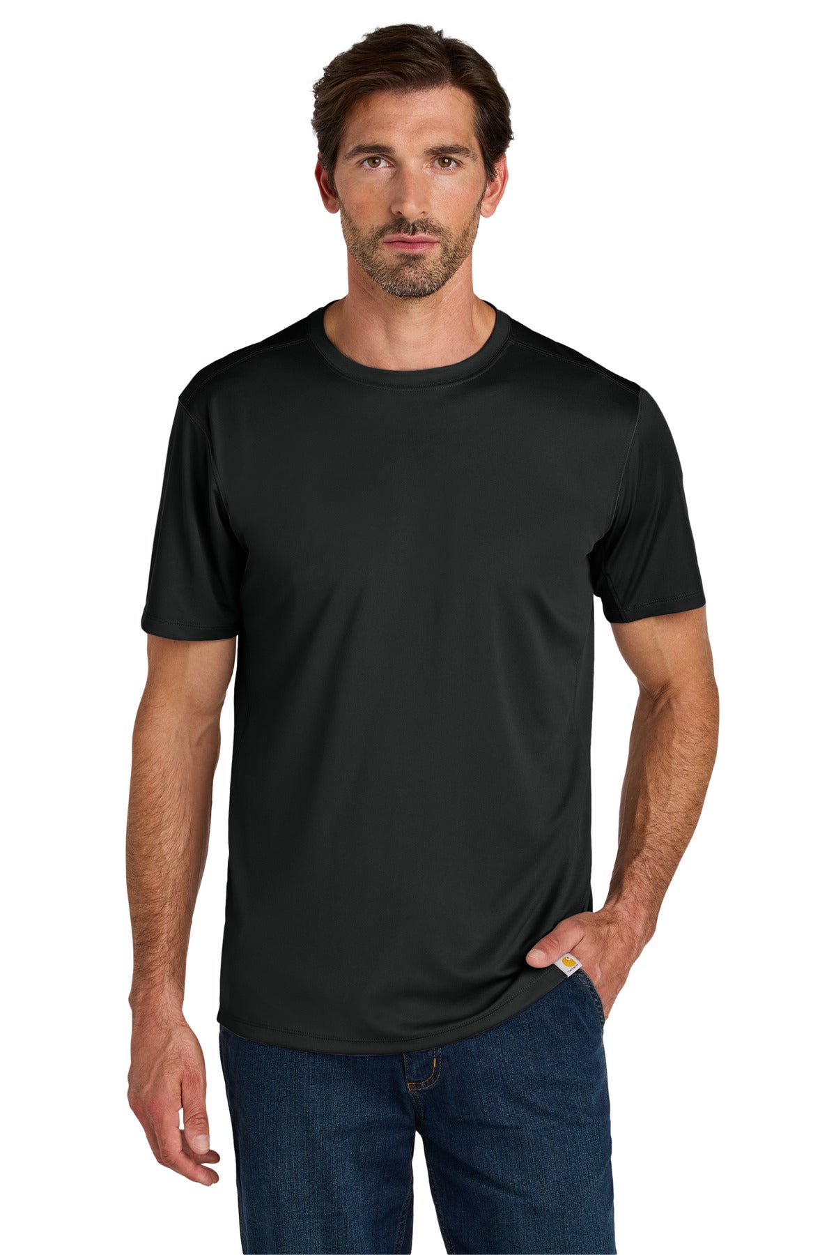 Carhartt Force Sun Defender Short Sleeve T-Shirt CT106868 - Black - front
