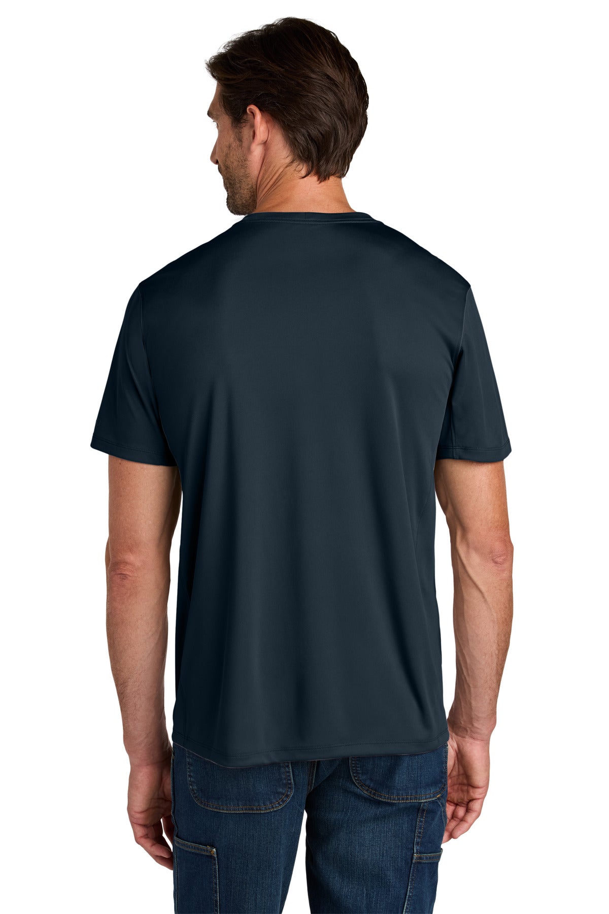 Carhartt Force Sun Defender Short Sleeve T-Shirt CT106868 - Navy - back