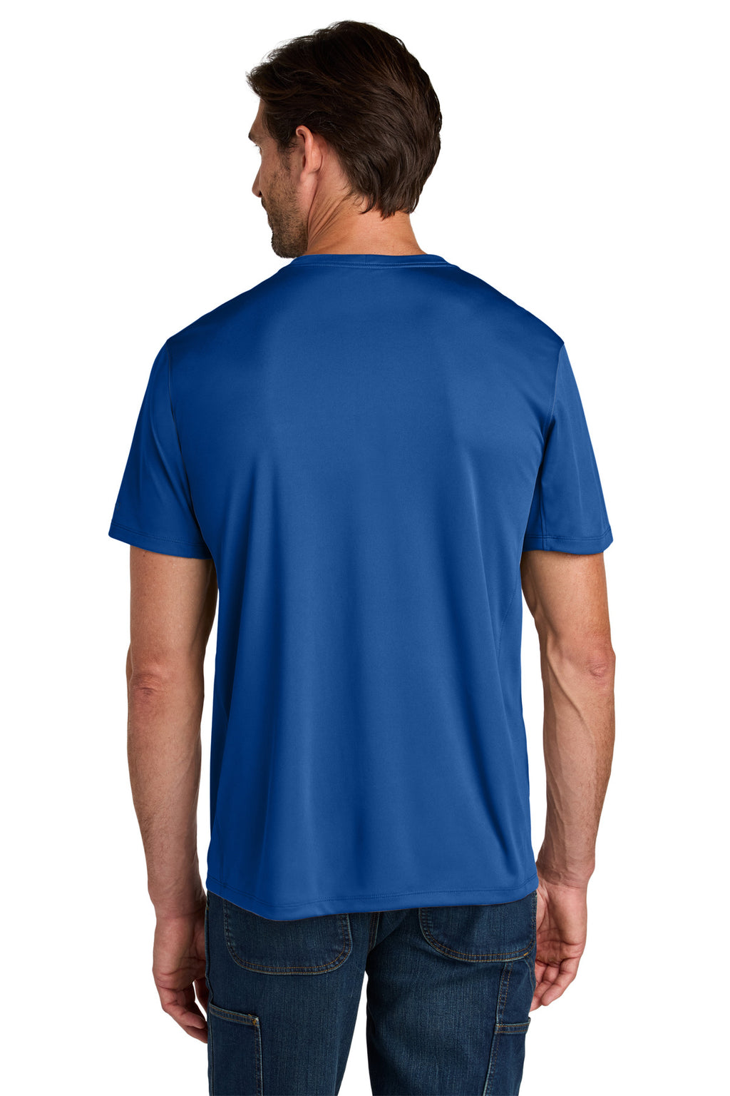 Carhartt Force Sun Defender Short Sleeve T-Shirt CT106868 - Royal Glass Blue - back