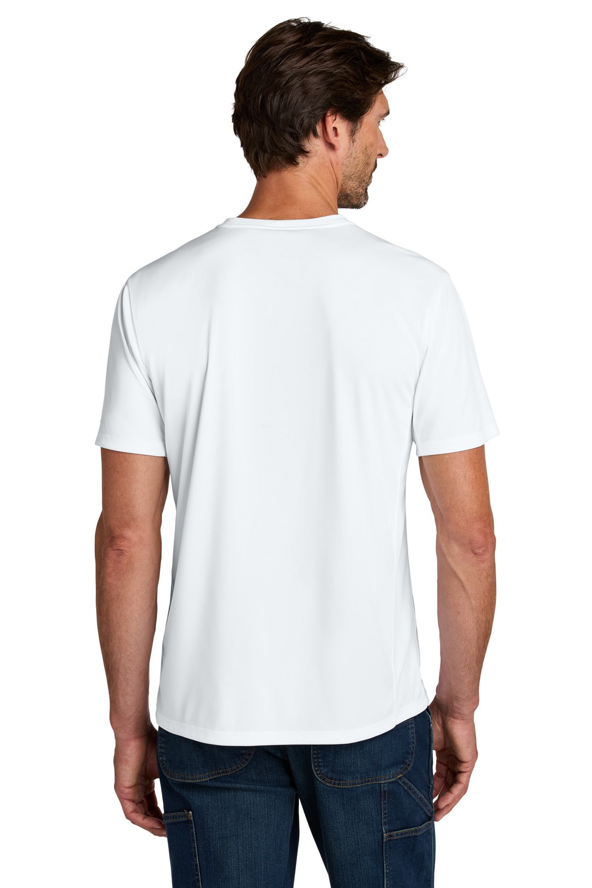 Carhartt Force Sun Defender Short Sleeve T-Shirt CT106868 - White - back