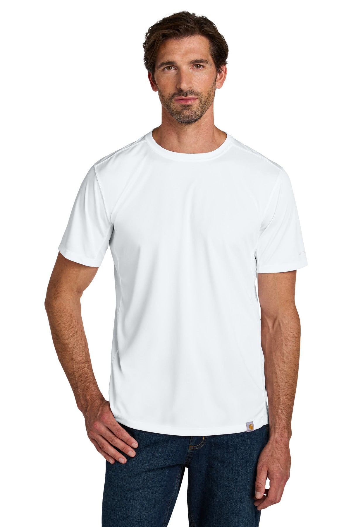 Carhartt Force Sun Defender Short Sleeve T-Shirt CT106868 - White - front