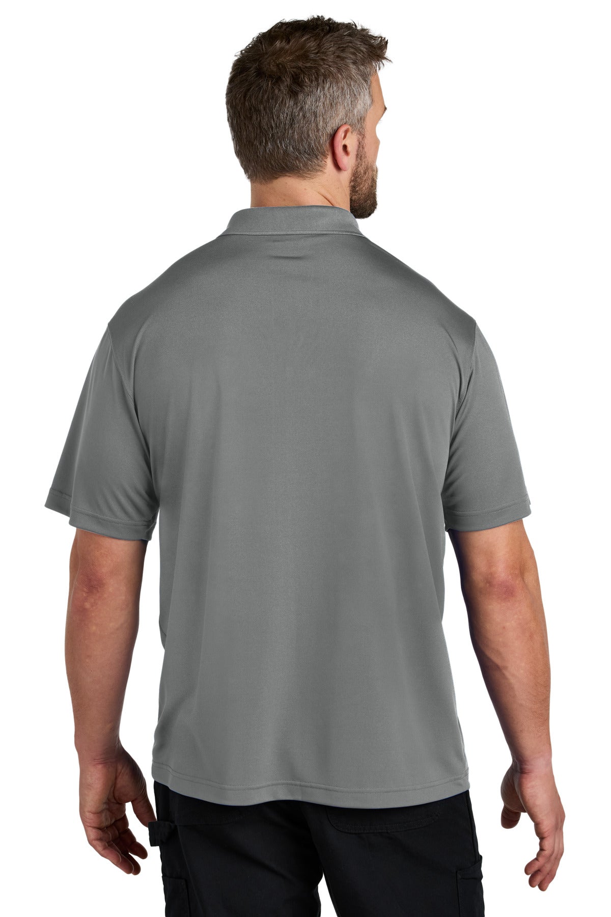 Carhartt Force Snag-Resistant Pocket Polo CT106880 - Asphalt Grey - back
