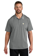 Carhartt Force Snag-Resistant Pocket Polo CT106880 - Asphalt Grey - front