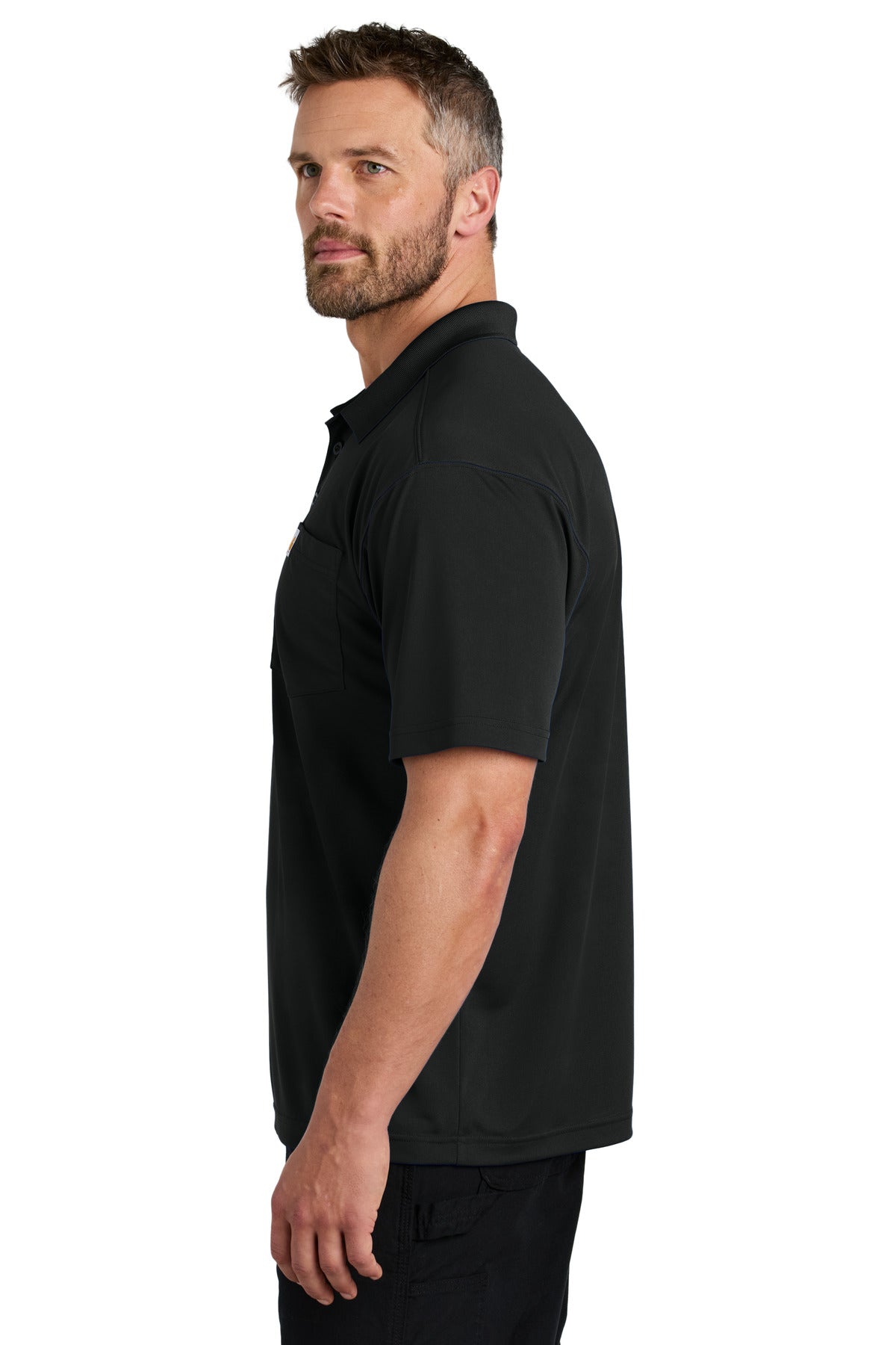 Carhartt Force Snag-Resistant Pocket Polo CT106880 - Black - side