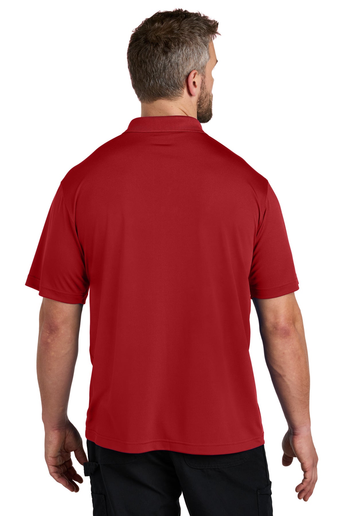 Carhartt Force Snag-Resistant Pocket Polo CT106880 - Crimson Red - back