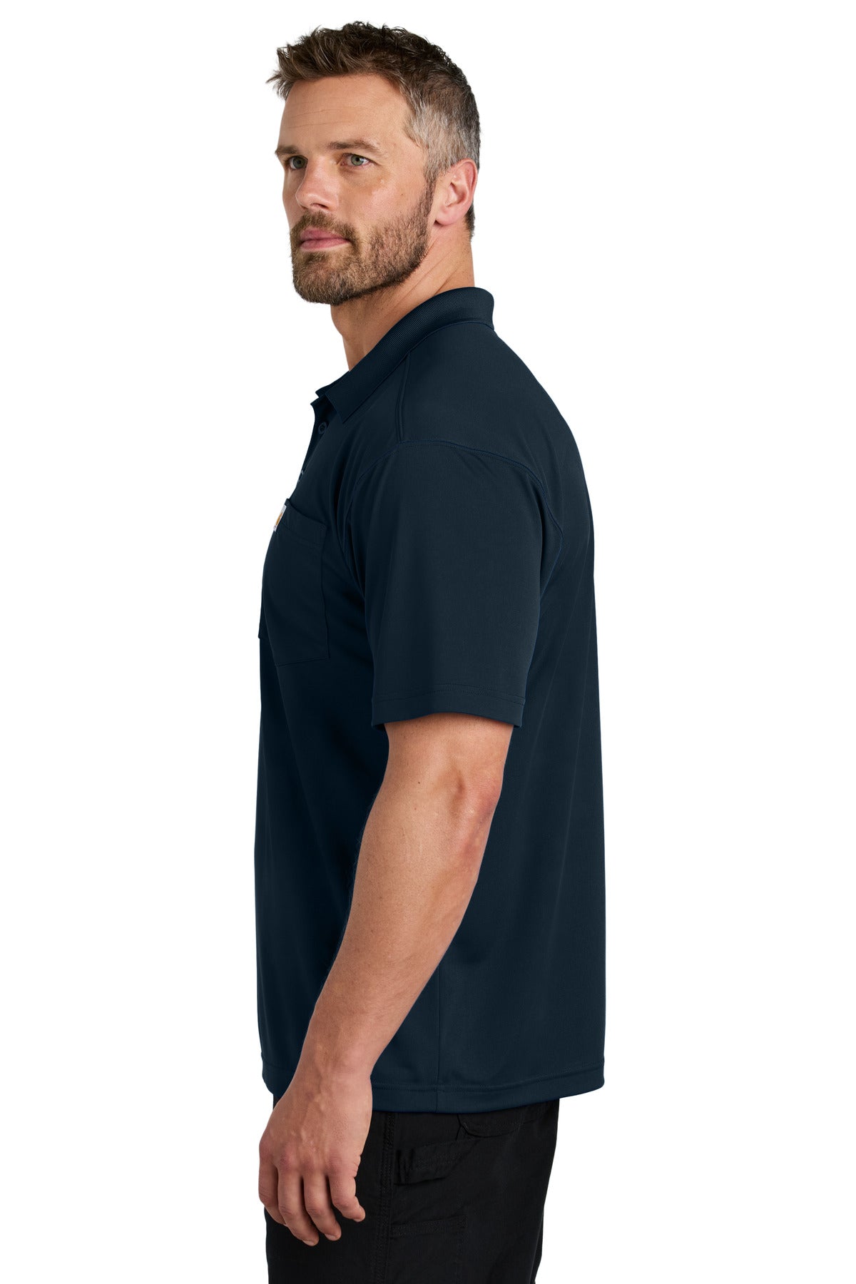 Carhartt Force Snag-Resistant Pocket Polo CT106880 - Navy - side