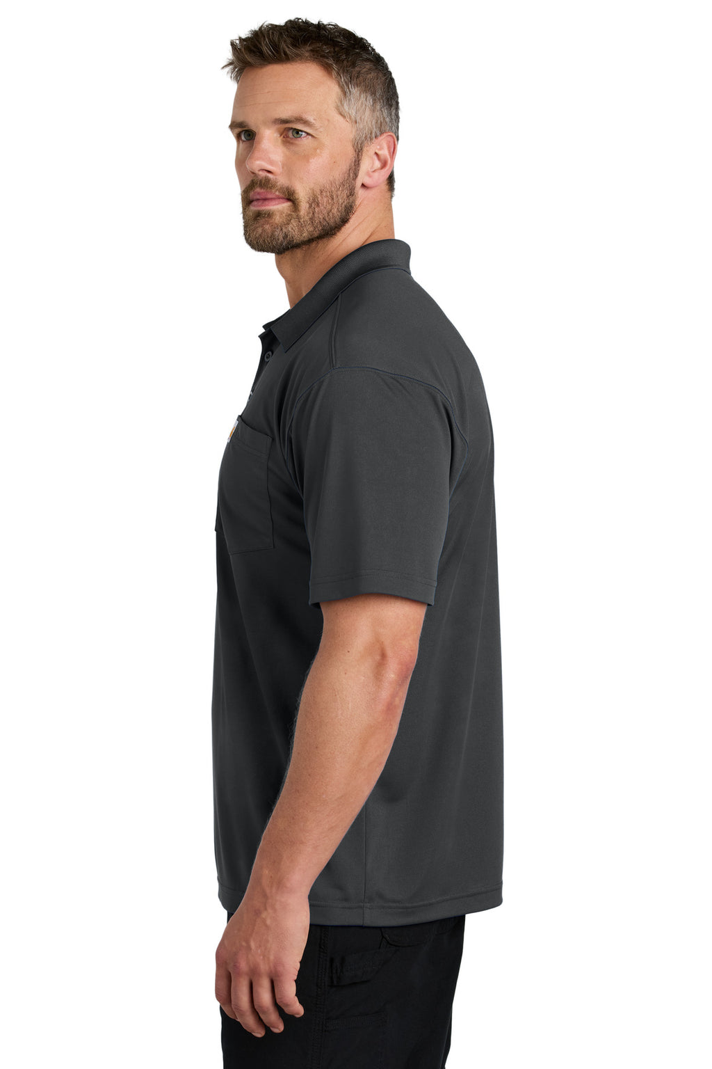Carhartt Force Snag-Resistant Pocket Polo CT106880 - Shadow Grey - side