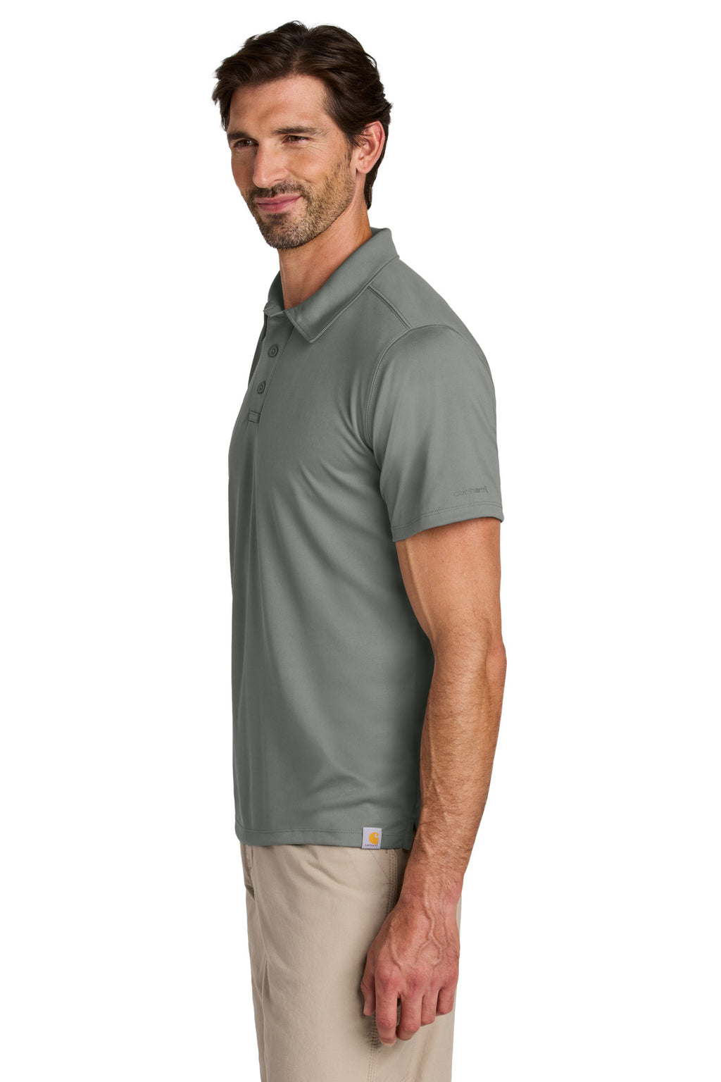 Carhartt Force Sun Defender Polo CT106899 - Asphalt Grey - side