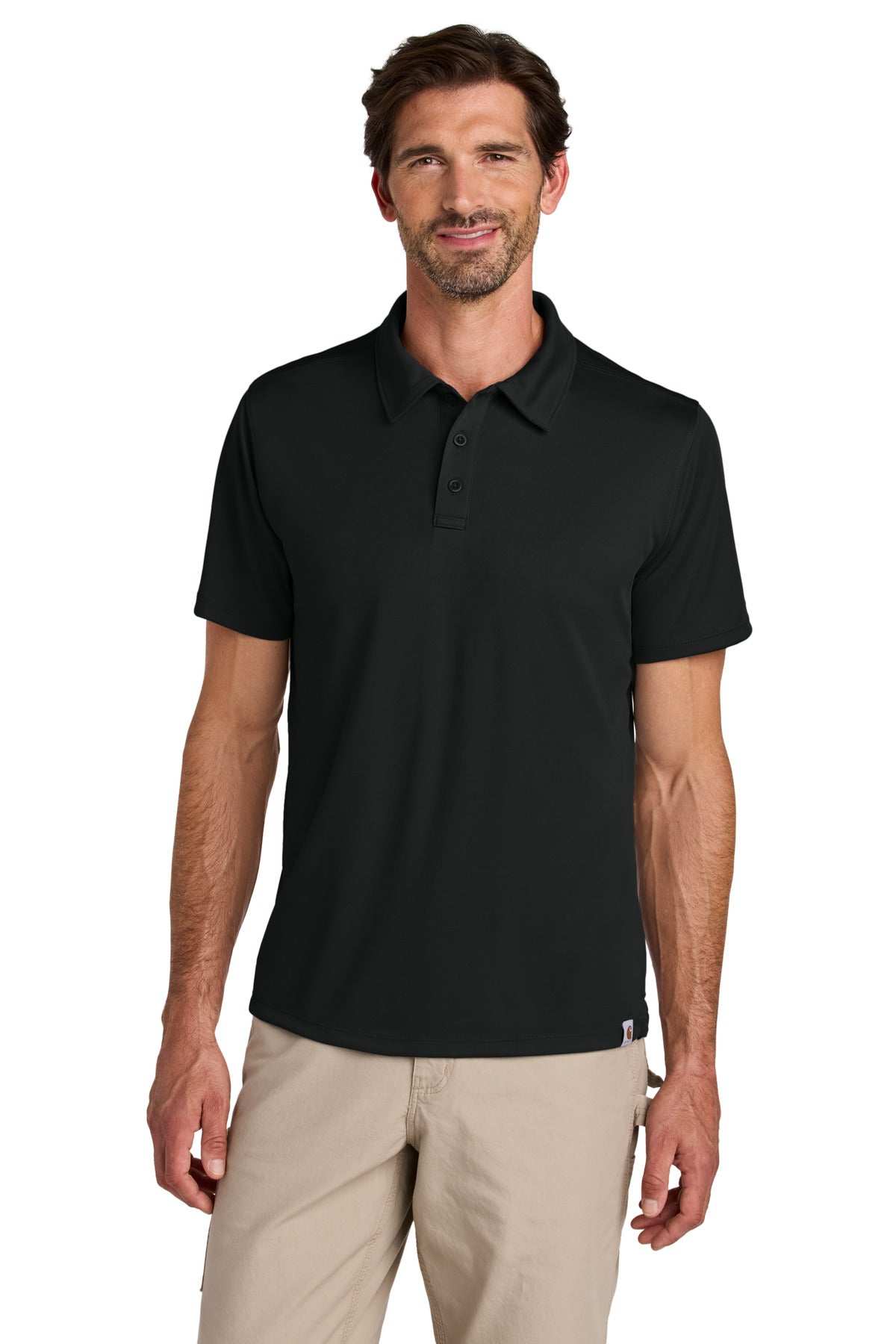 Carhartt Force Sun Defender Polo CT106899 - Black - front