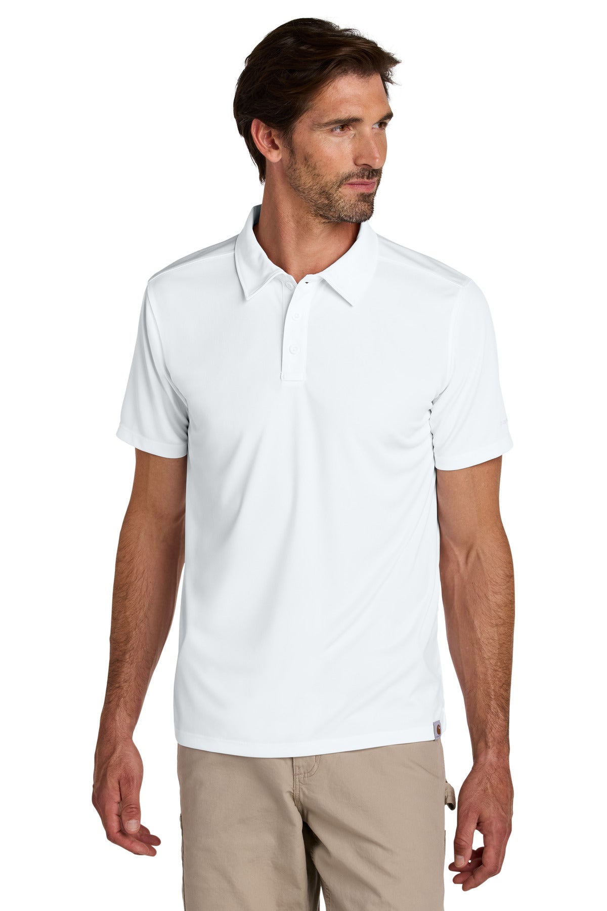 Carhartt Force Sun Defender Polo CT106899 - White - front