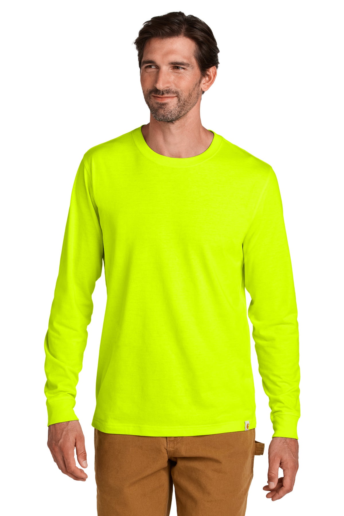 Carhartt Long Sleeve T-Shirt CT106921 - Brite Lime - front