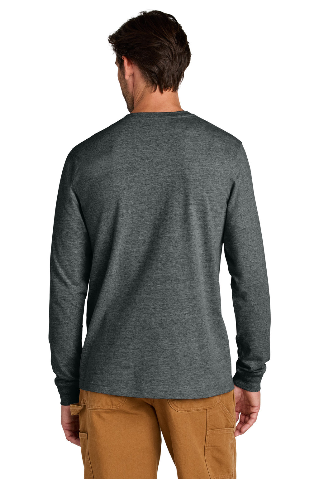 Carhartt Long Sleeve T-Shirt CT106921 - Carbon Heather - back