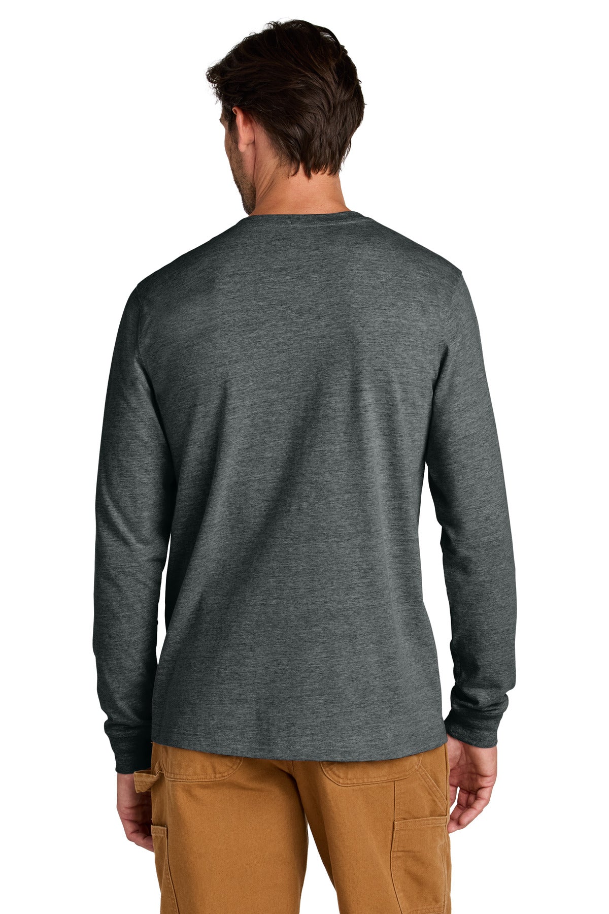 Carhartt Long Sleeve T-Shirt CT106921 - Carbon Heather - back