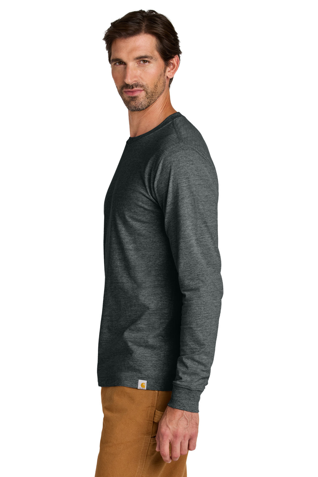 Carhartt Long Sleeve T-Shirt CT106921 - Carbon Heather - side