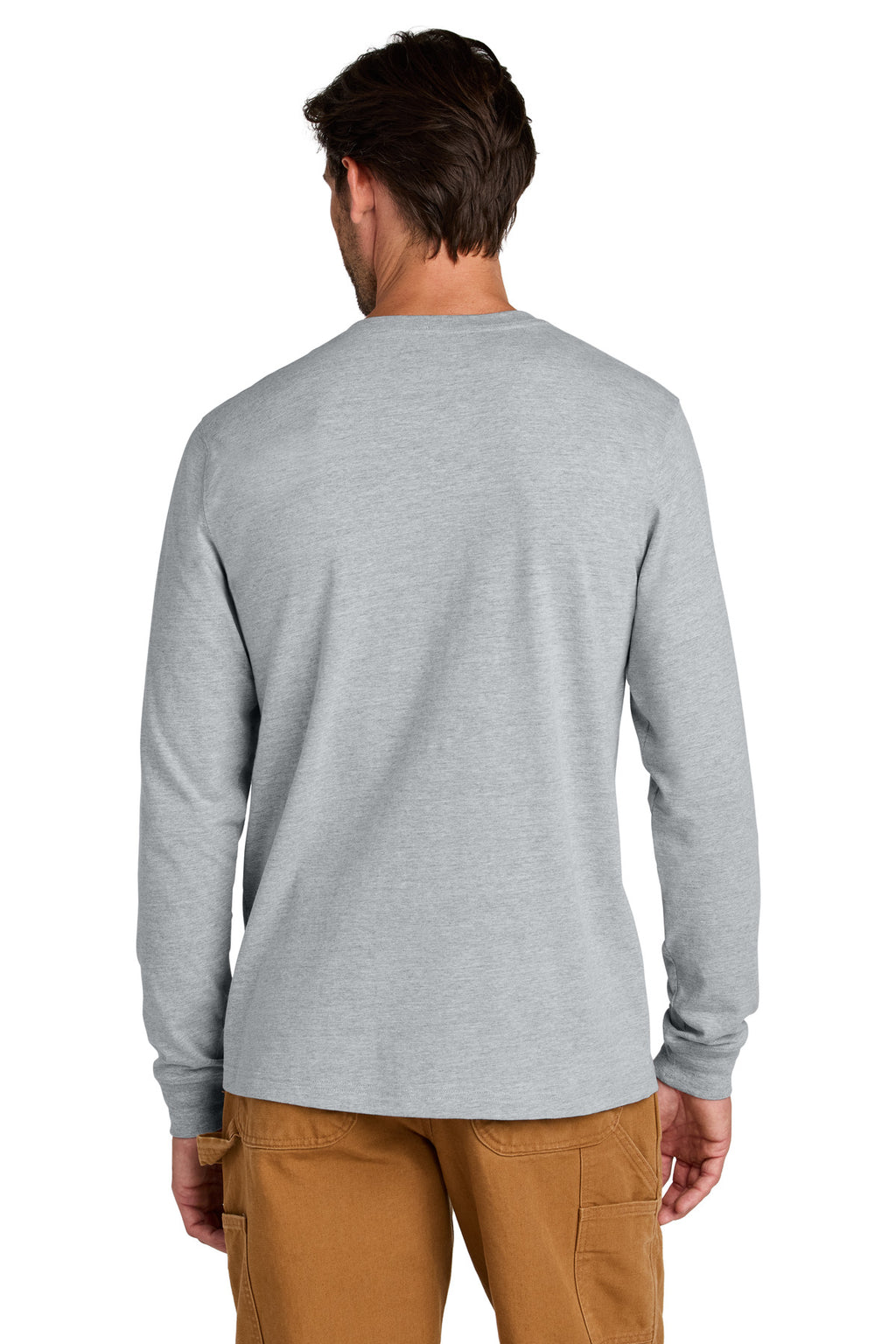 Carhartt Long Sleeve T-Shirt CT106921 - Heather Grey - back